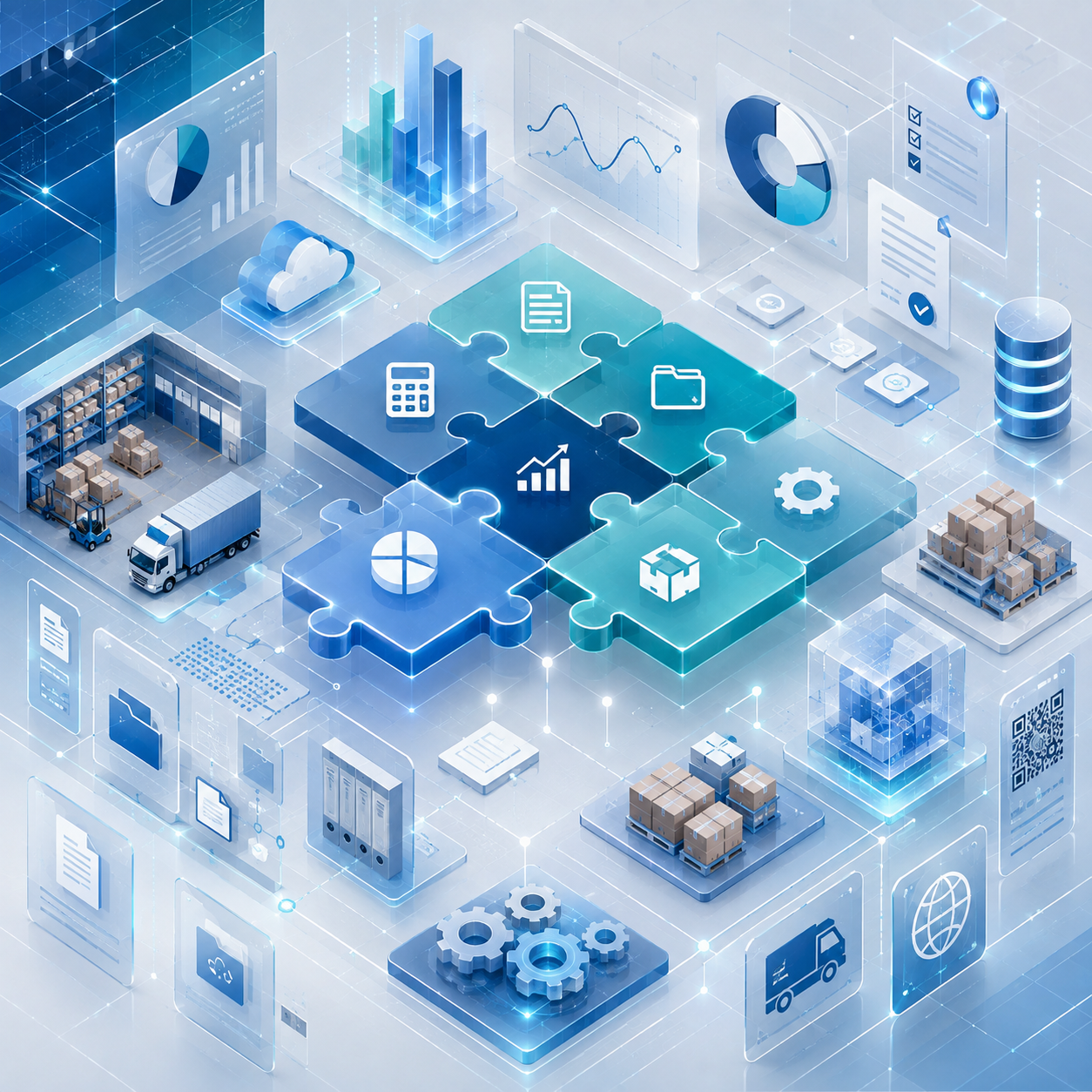 Moduli aziendali, documenti, contabilità e logistica connessi